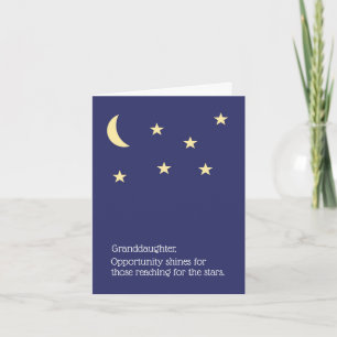 Tarjeta de graduación para nieta