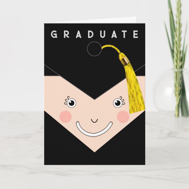 Tarjeta de graduación personalizada (Anverso)