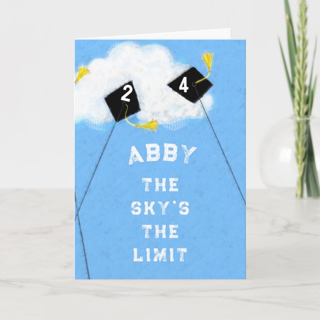 tarjeta de graduación personalizada 2021 (Anverso)