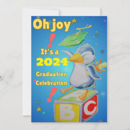 Tarjeta de graduación personalizada 2024 de guarde