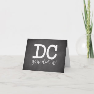 Tarjeta de graduación quiropráctica, tarjeta de gr