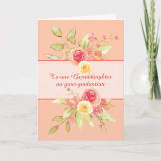 Tarjeta de graduación Ramo Femenino Nieta