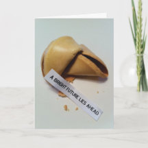 Tarjeta de graduación. Una galleta inteligente.