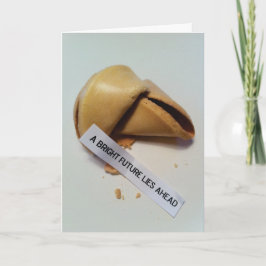 Tarjeta de graduación. Una galleta inteligente.