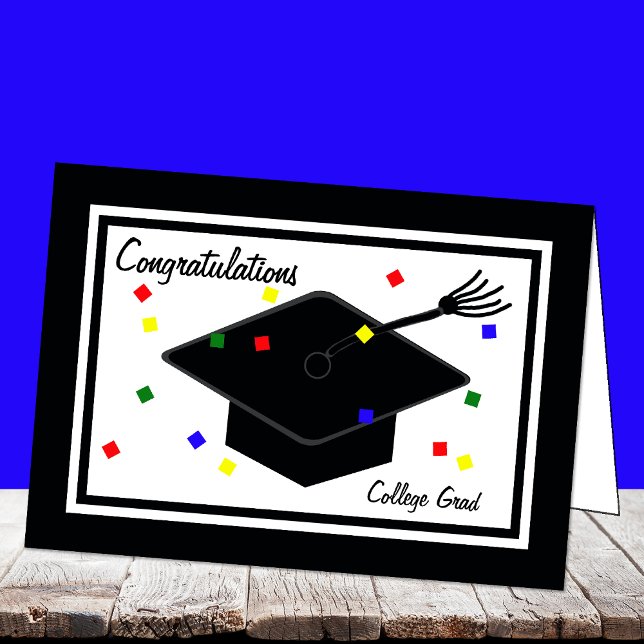 Tarjeta de graduación universitaria (Subido por el creador)