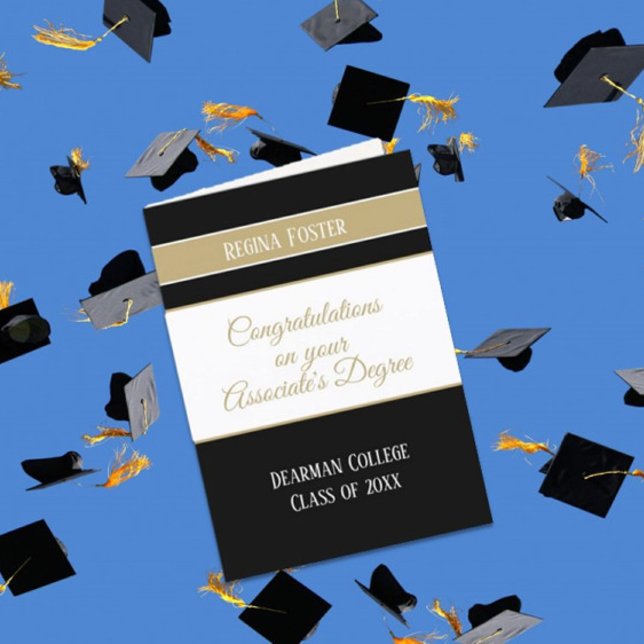 Tarjeta de graduación universitaria del personaliz (Subido por el creador)
