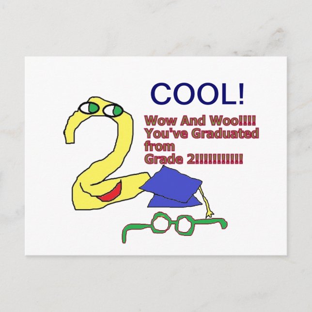 Tarjeta de graduada de segundo grado (Anverso)