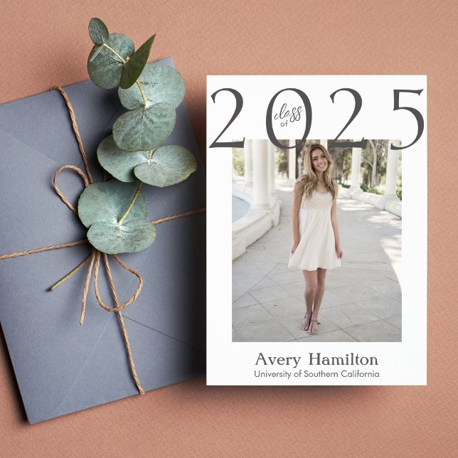 Tarjeta de graduado de año con 5 fotos (Subido por el creador)