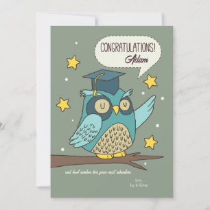 Tarjeta de graduado de felicitaciones