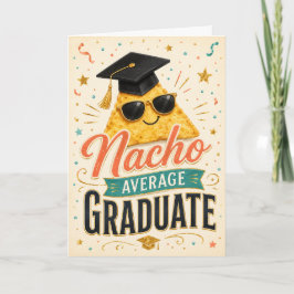 Tarjeta de graduado no promedio