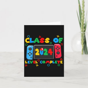 Tarjeta De Graduado Senior De Video Gamer De 2024