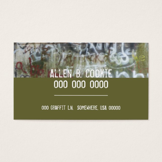 Tarjeta de graffiti (Frente)