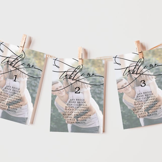 Tarjeta de gráfico de asientos colgantes de fotos  (Subido por el creador)