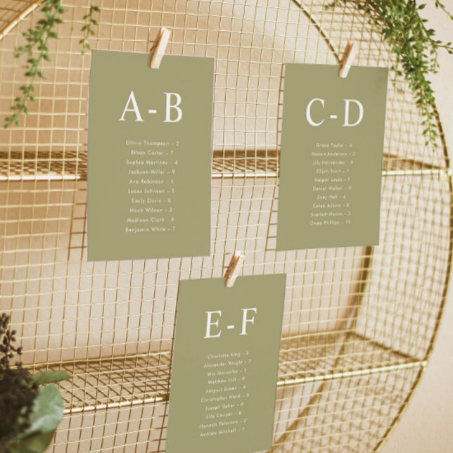 Tarjeta de gráfico de asientos de boda de matcha a (Subido por el creador)