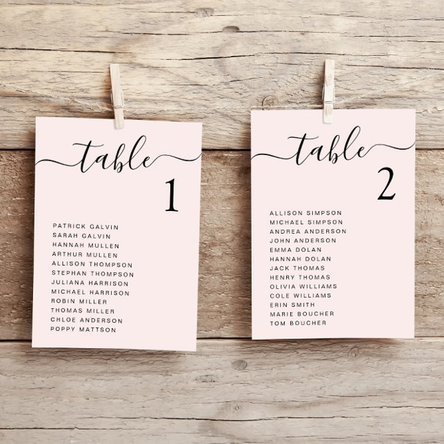 Tarjeta de gráfico de asientos de boda de rosa Chi (Subido por el creador)