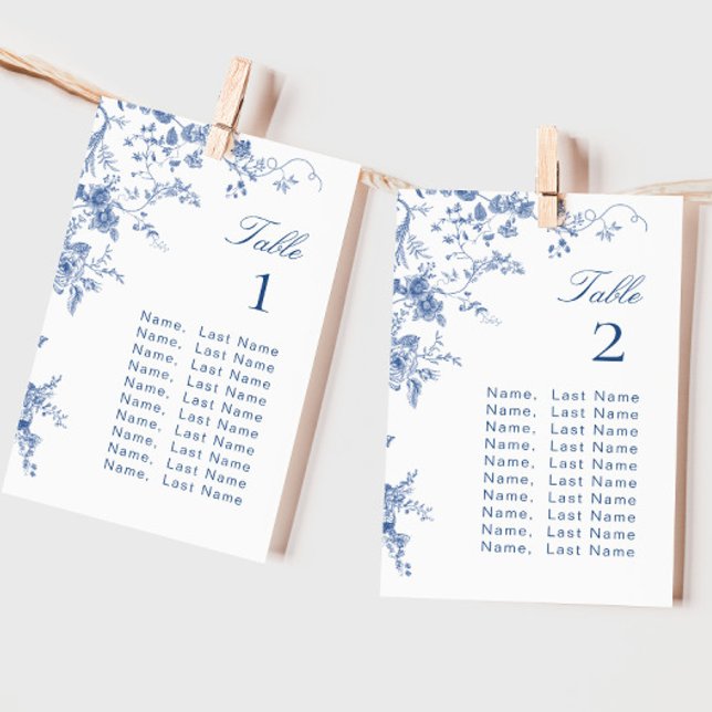 Tarjeta de gráfico de asientos del jardín francés  (Subido por el creador)