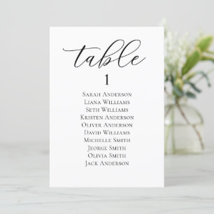 Tarjeta de gráfico elegante de Boda de guiones