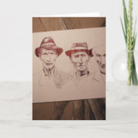 Tarjeta de Gran Depresión para los Agricultores