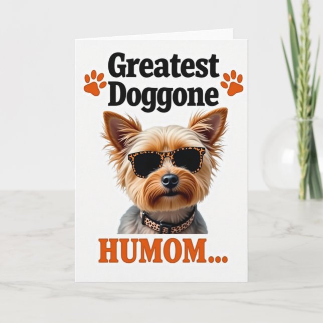 Tarjeta de Gran Humor para Mascota Manchada (Anverso)