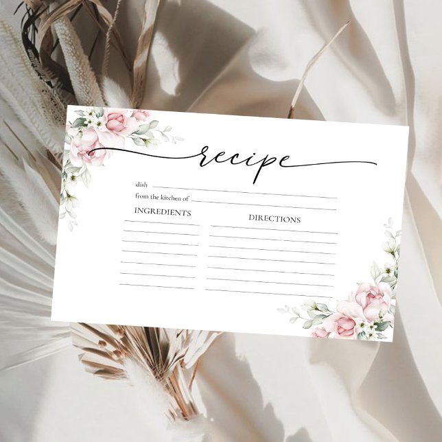 Tarjeta de gran receta para la ducha de novia Rubo (Subido por el creador)