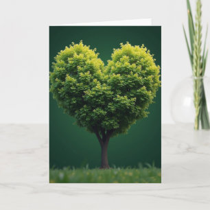 Tarjeta de Grandes del Patrón del Árbol del Corazó