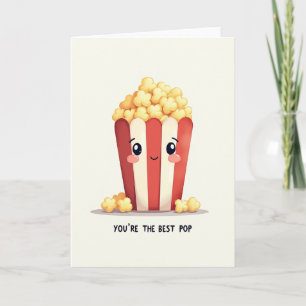 Tarjeta de granos del Día del Padre dulce
