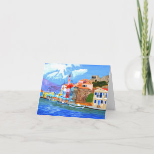 tarjeta de Grecia Hermosa
