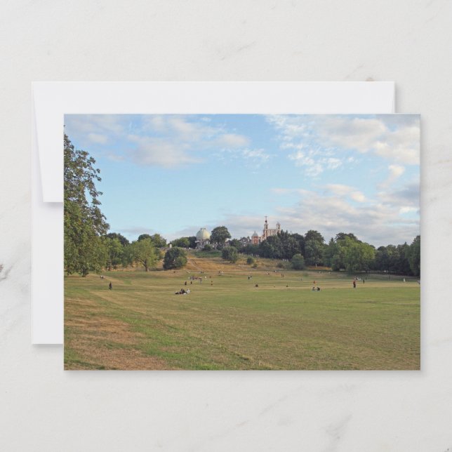 Tarjeta de Greenwich Park, Londres (Anverso)