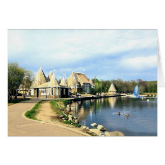 TARJETA DE GREETING: Lake Harriet, Mpls., MN_Card