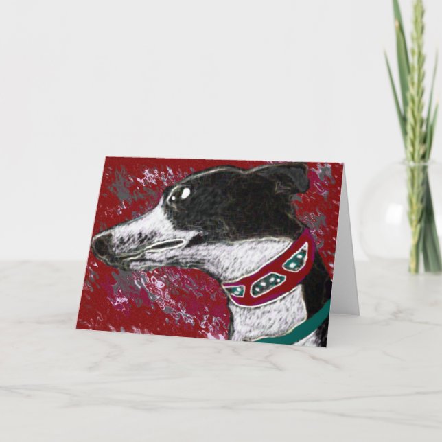 Tarjeta de Greyhound - En blanco dentro (Anverso)