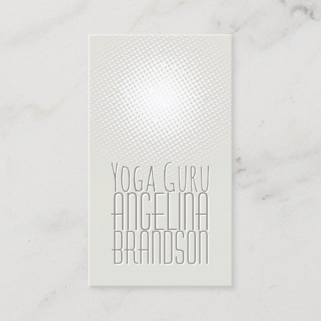 Tarjeta de gris clara simple iluminada con instruc (Anverso)