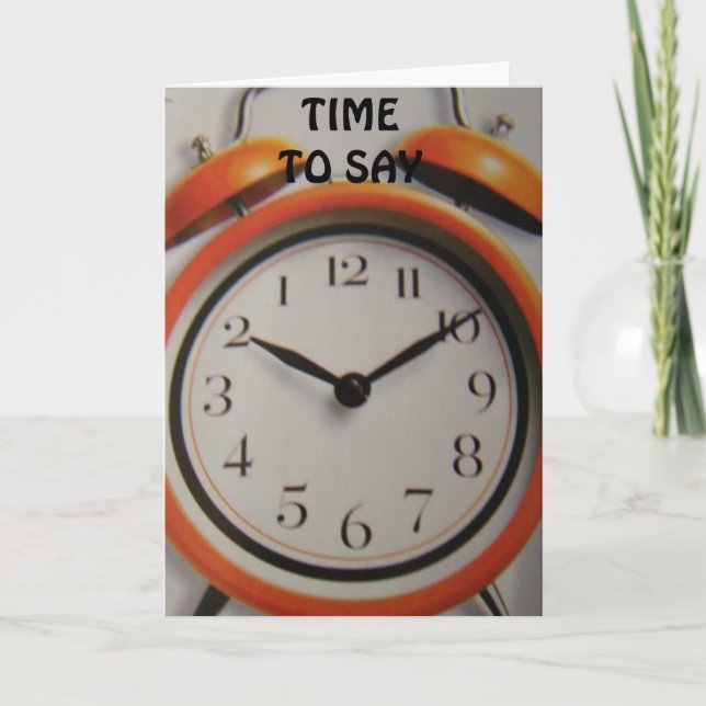 TARJETA DE GRUPO DE RELOJ DE BACKWARS (Anverso)