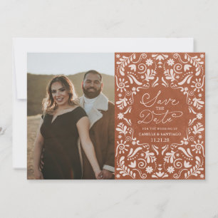 Tarjeta de Guardar la Fecha de Boda con Foto de Te