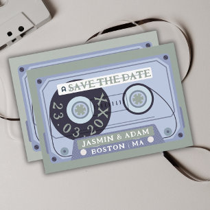 Tarjeta de Guardar la Fecha de Cinta de Casete Ver