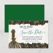 Tarjeta de Guardar la Fecha para Quinceañera de Es