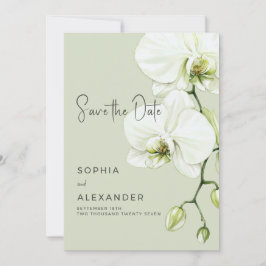 Tarjeta de Guardar la Fecha para una Boda Moderna.