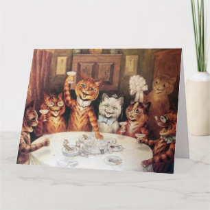 TARJETA DE GUAY CAT DE BIRTHDAY LOUIS WAIN SUPERVI