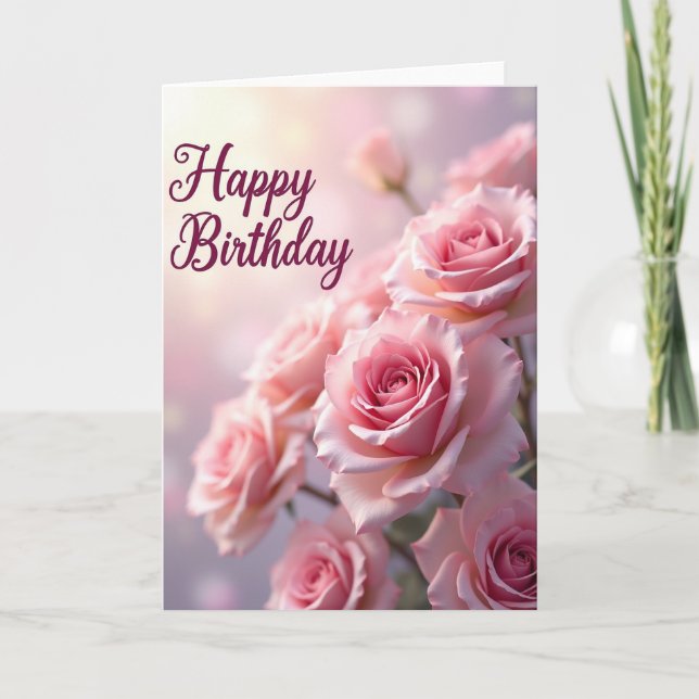 Tarjeta de guión botánico dulce (Anverso)