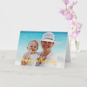 Tarjeta de guión de oro de plantilla de fotografía