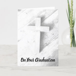 Tarjeta de guiones de graduación cruzada