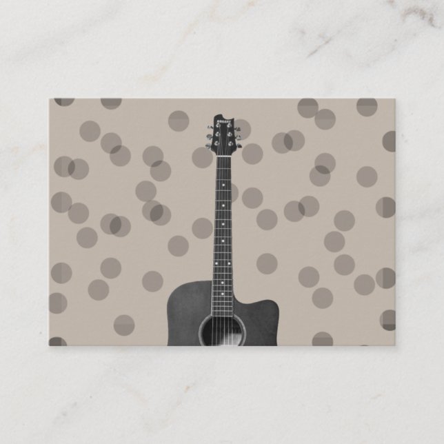 Tarjeta de "guitarra acústica" (Anverso)