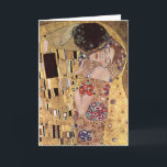 Tarjeta ~ de Gustavo Klimt el beso<br><div class="desc">Klimt 1862-1918,  Gustavo,  bei Wien,  Austria de Baumgarten</div>