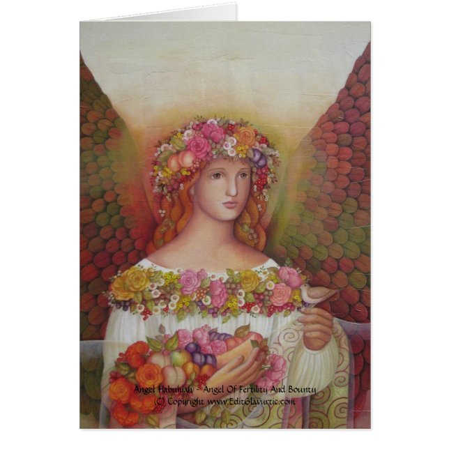 Tarjeta de Habuhiah del ángel (Frente)