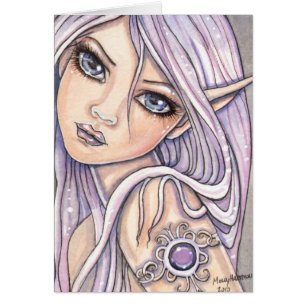 Tarjeta de Hada de Amatista de Amy por Molly Harri