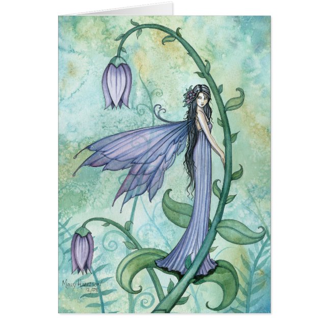 Tarjeta de Hada de las Flores por Molly Harrison (Frente)