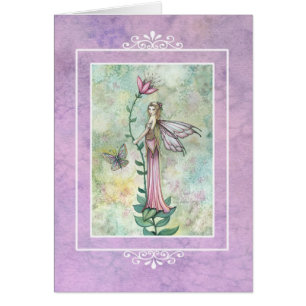 Tarjeta de Hada de las Flores por Molly Harrison