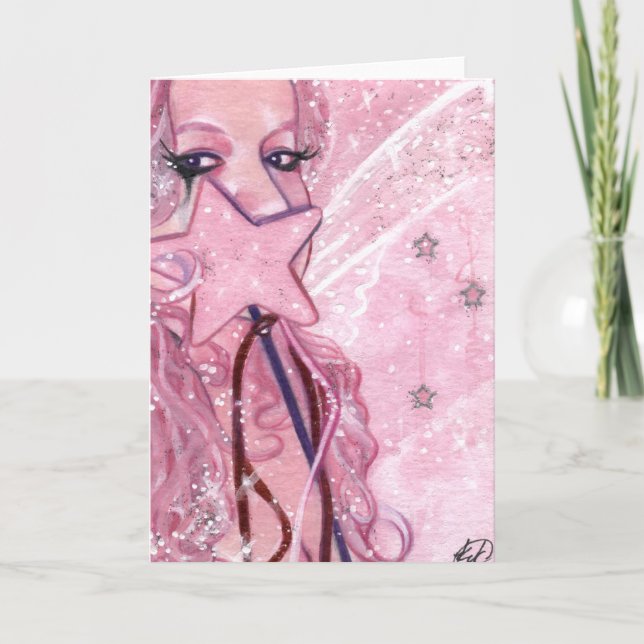 Tarjeta de hadas de la estrella (Anverso)