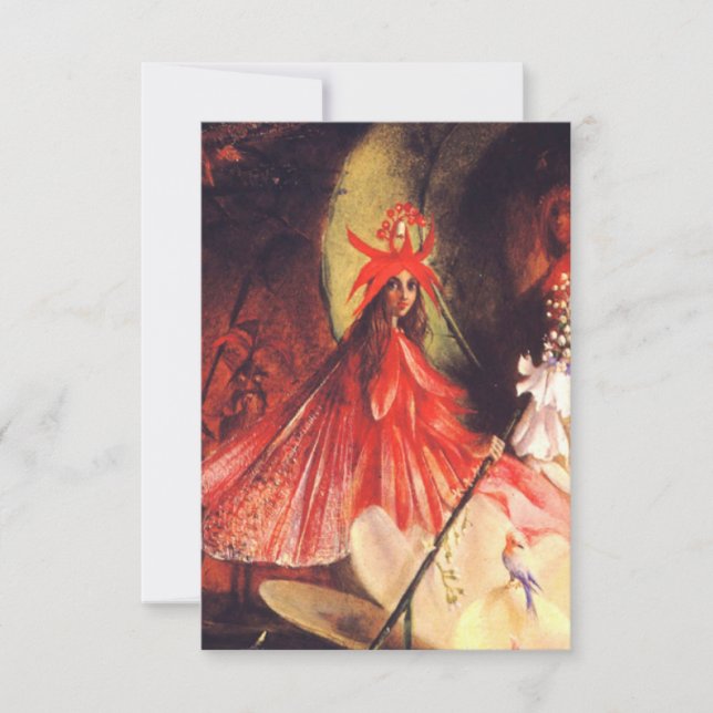 Tarjeta de hadas de verano (Anverso)