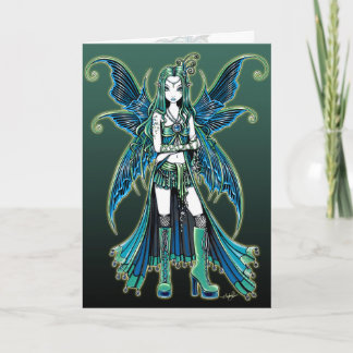 Tarjeta de hadas del arte Celetial de la estrella