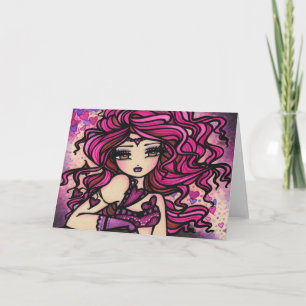 Tarjeta de hadas del "corazón frágil"